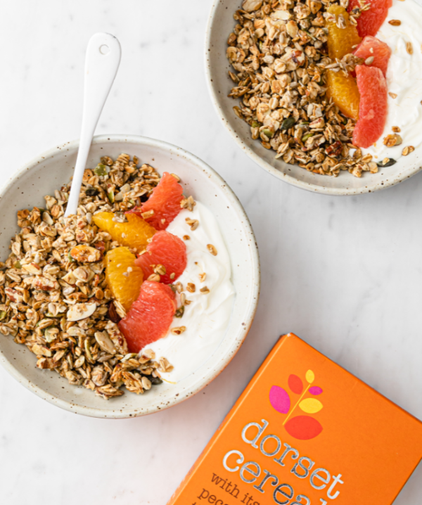 Grapefruit and orange granola bowl